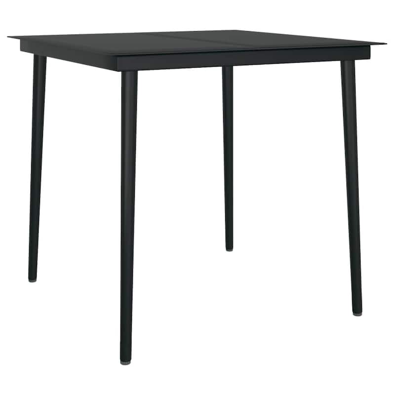 vidaXL Patio Dining Set 3/5/7 Piece Multi Colors 31.5"/55.1" Table Length