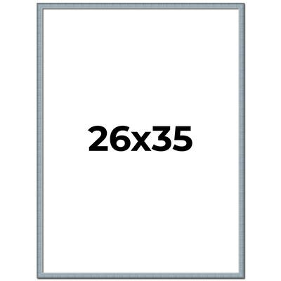 26x35 Frame Rustic Sky Blue Solid Wood Picture Frame | 0.75 Inch