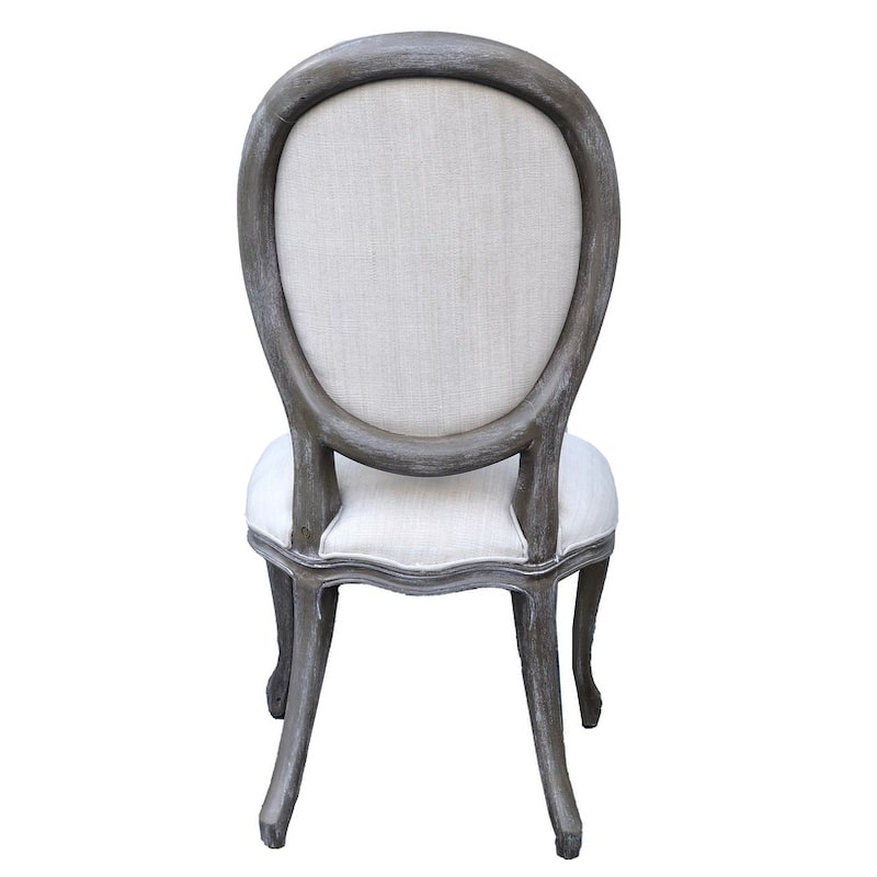 Mystique Grey Mahogany Casual Dining Side Chair - 22.75 x 24.5 x 42.5 inches