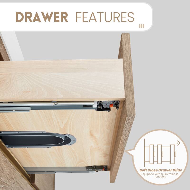 Miseno MV-ALIS84-WHT-NM Palencia 84" Wall Mounted Double Basin Vanity