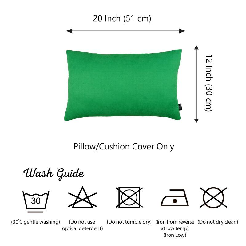 Solid-color Decorative Lumbar Throw Pillow Covers (Set of 4)