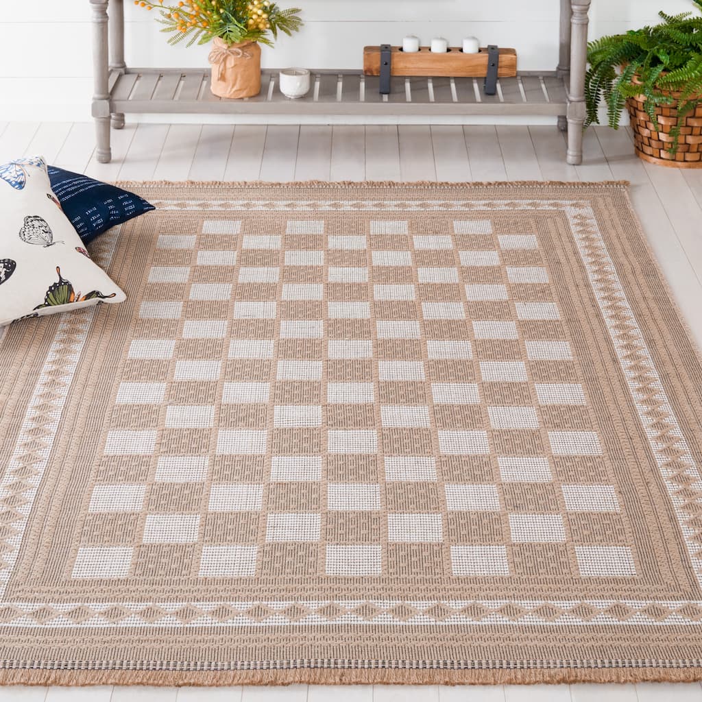 SAFAVIEH Aspect Kica Rustic Moroccan Jute Rug
