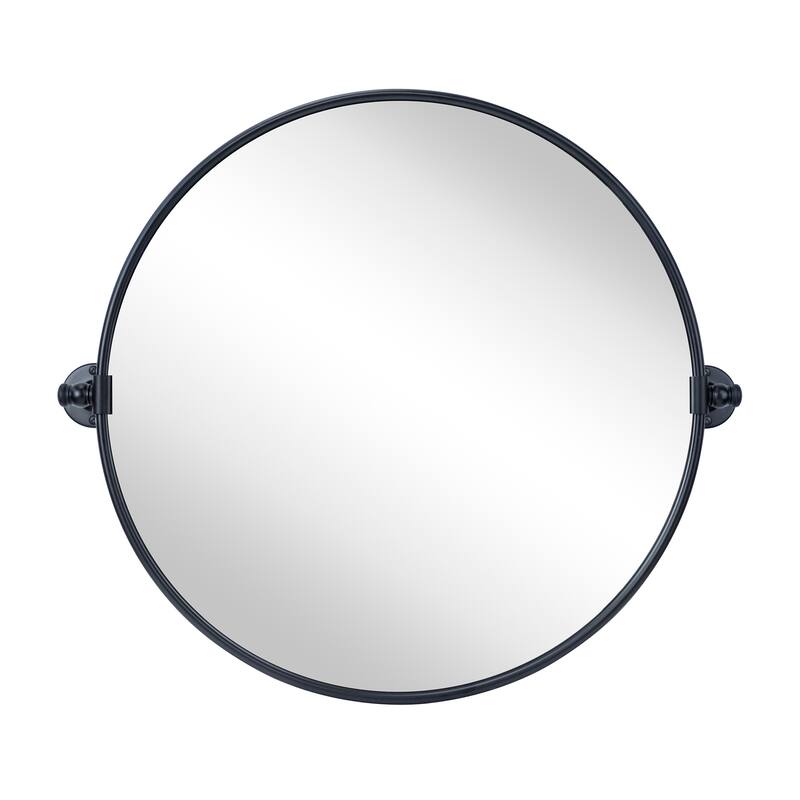 TEHOME Adlina Round Metal Wall Mirror - 24'' x 24''