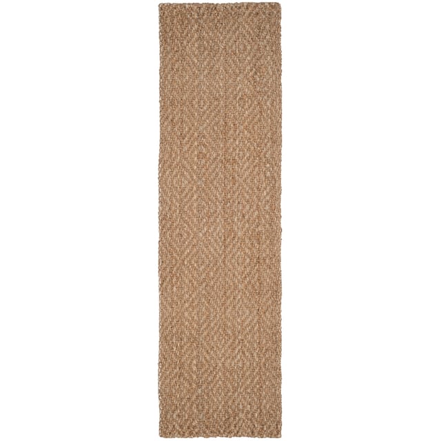 SAFAVIEH Handmade Natural Fiber Svana Jute Rug - 2'3" x 16' Runner - Natural