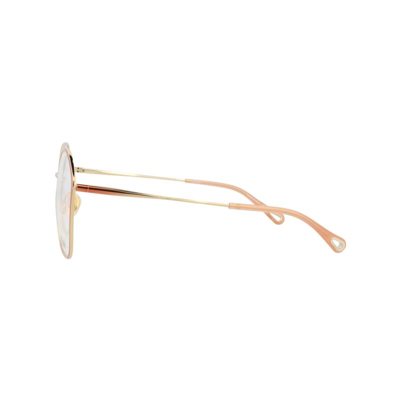 Chloé Square-Frame Metal Optical Frames - Nude Nude Transparent