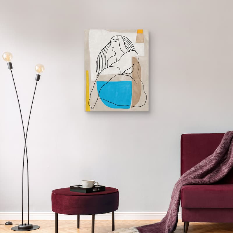 Hesitation by Kristine Hagen Canvas Art Print