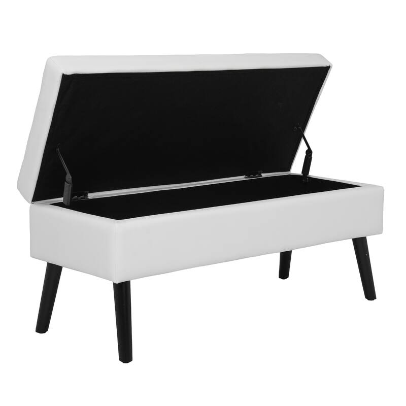 Storage Bench with Storage Bench for Bedroom End of Bed Bench Foot of Bed Bench Storage Ottoman Bench 43.3" W x 17.7"