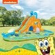 preview thumbnail 6 of 5, Sunny & Fun SpongeBob Inflatable Water Slide with Climbing Wall & Pool