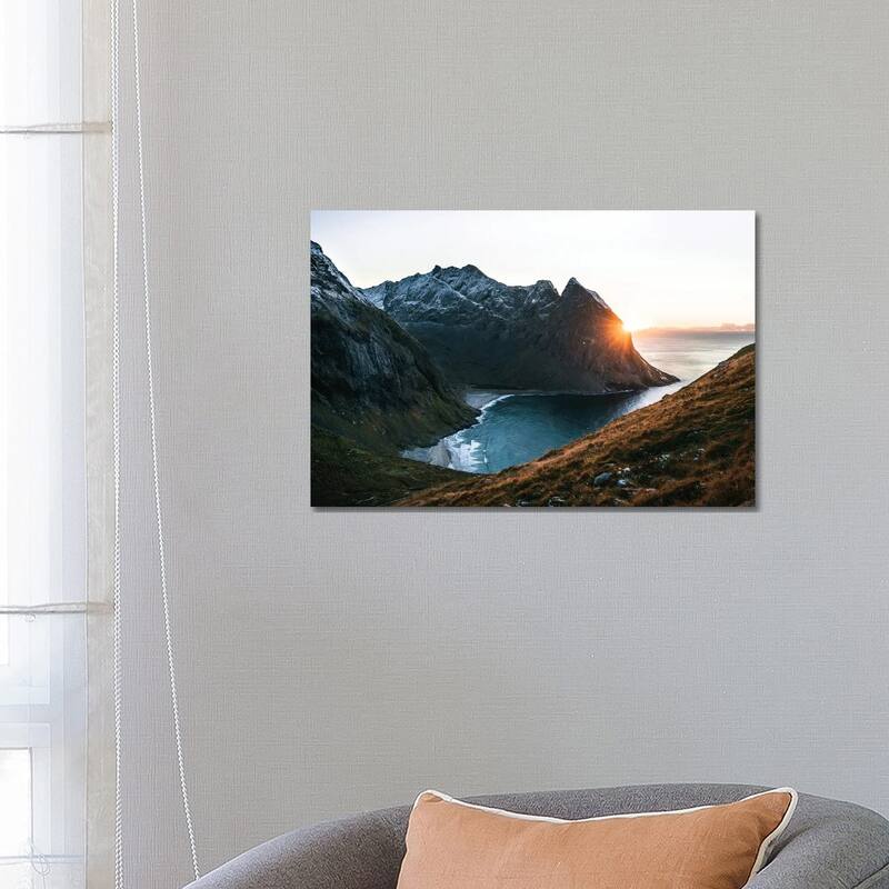 iCanvas "Hidden Beach" by Fabian Fortmann Canvas Print - 18x26x1.5