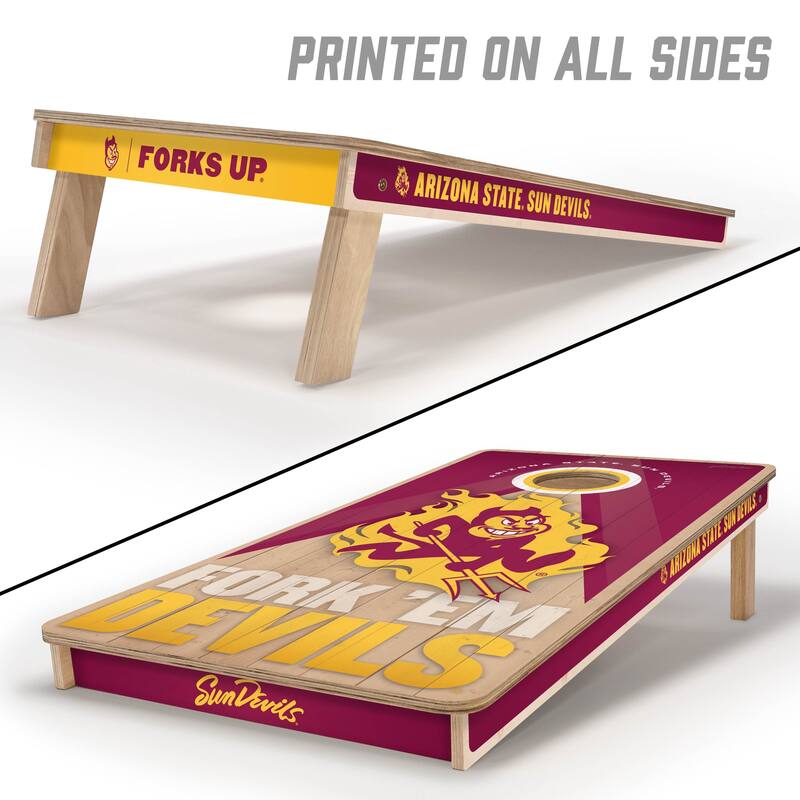 Arizona State Sun Devils NCAA 2x4 Professional Cornhole Board Set