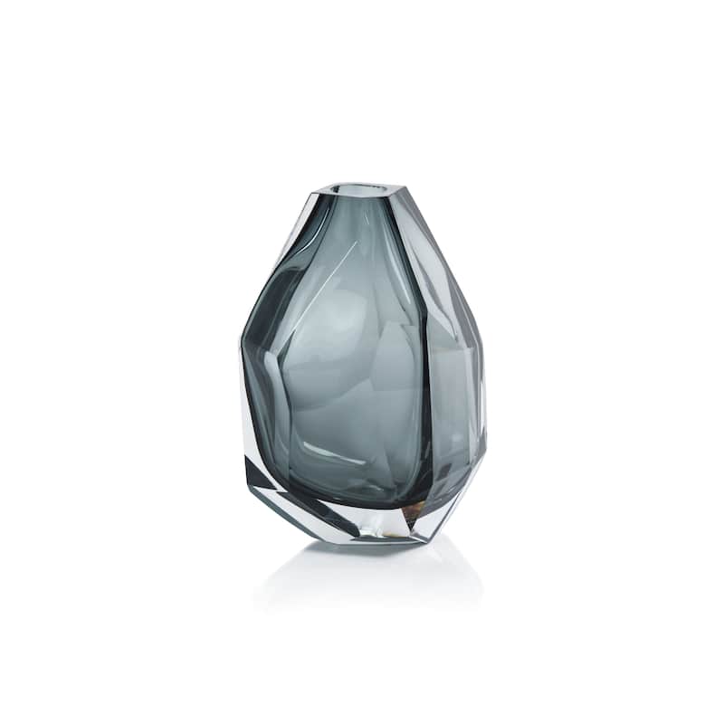 Getxo Faceted Artistry Glass Vase