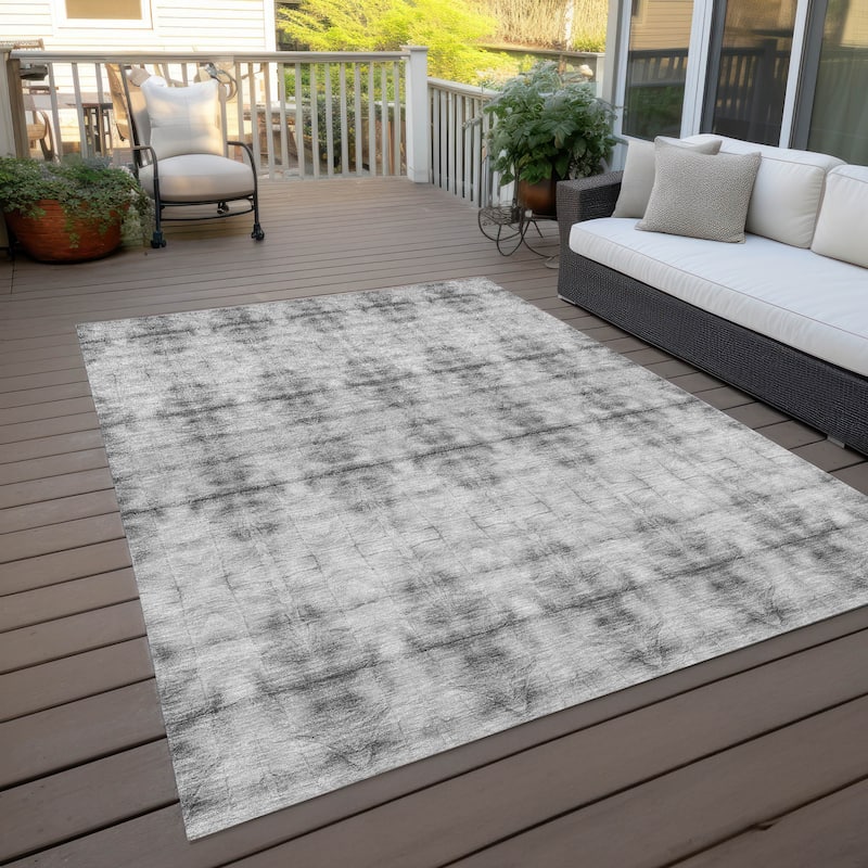 Machine Washable Indoor/ Outdoor Chantille Boho Ombre Rug
