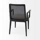 preview thumbnail 17 of 21, Clara Cream Fabric Seat with Cane Back and Light Brown Solid Wood Frame Dining Chair