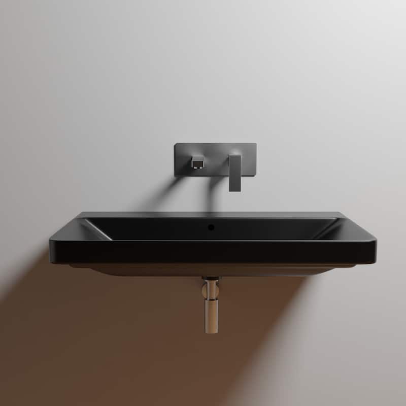 WS Bath Collections Luxury 80.00 Luxury 31-11/16" Rectangular Ceramic