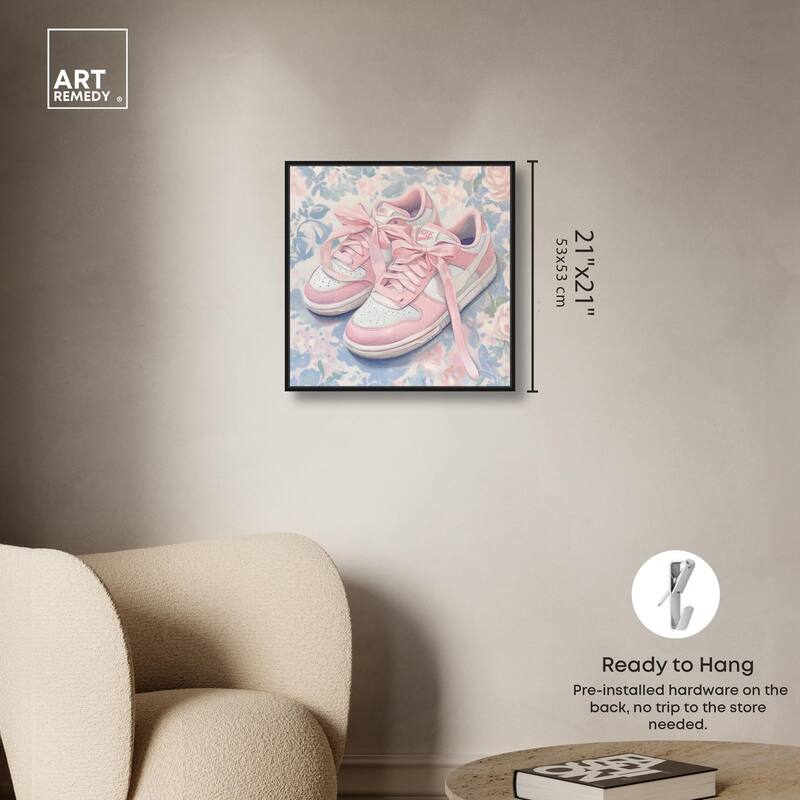 Gentle Ribbon Sneakers Canvas by Art Remedy
