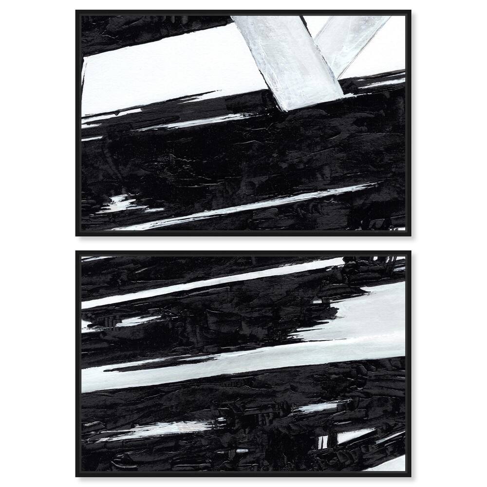 Geometric Story Canvas Set of 2 by Art Remedy