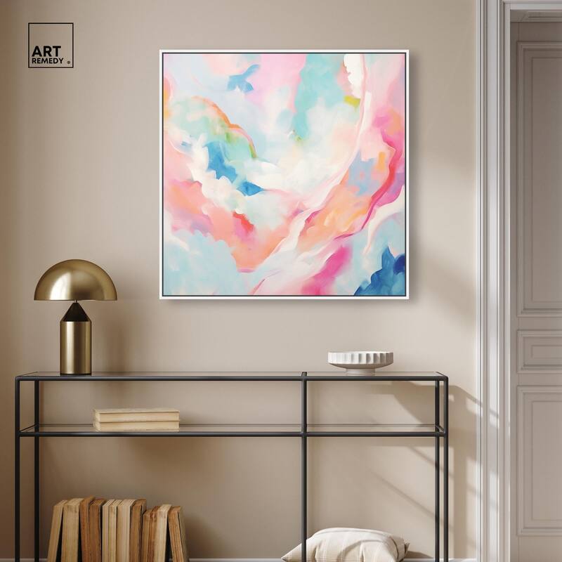 Cotton Candy Clouds I Canvas by Art Remedy