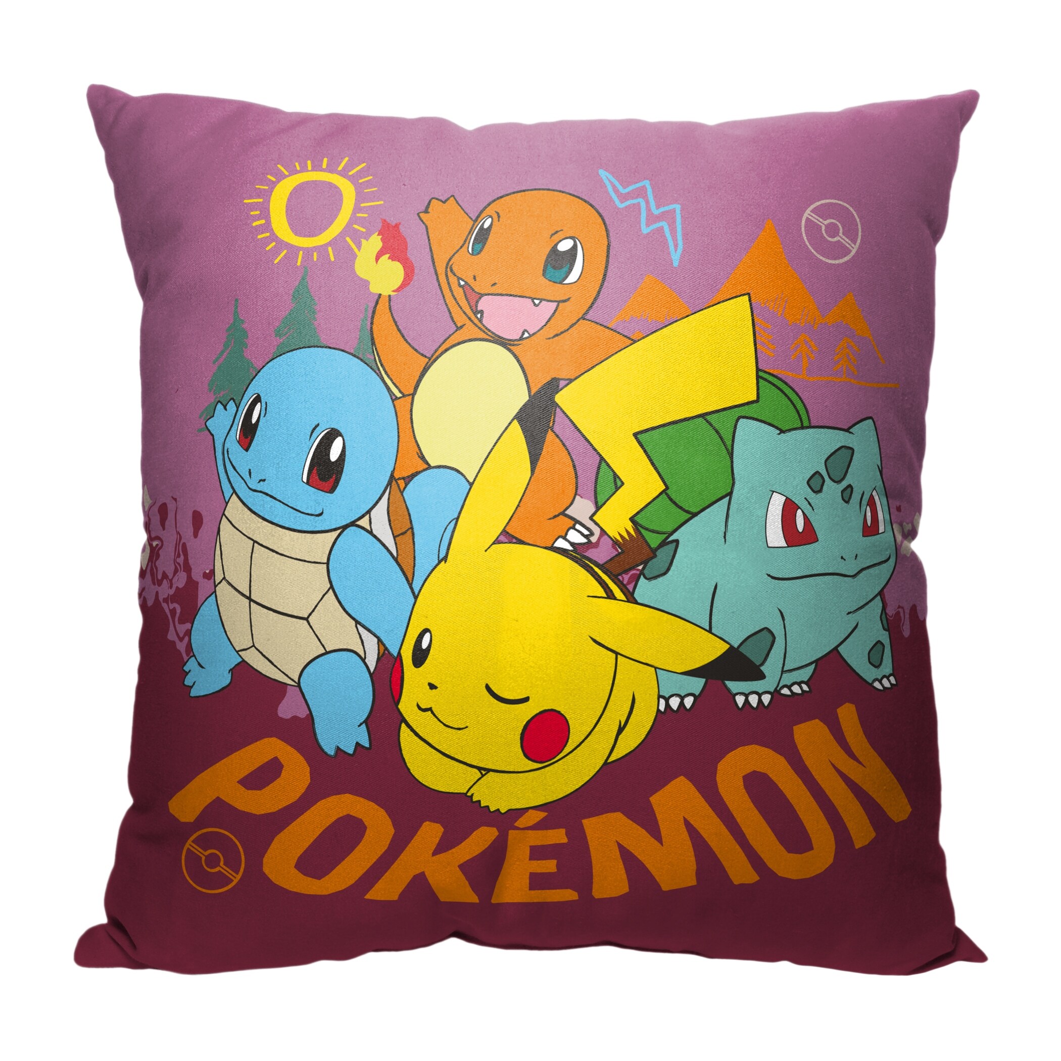 Pokemon Go Outside 18 Inch Throw Pillow 18 x18