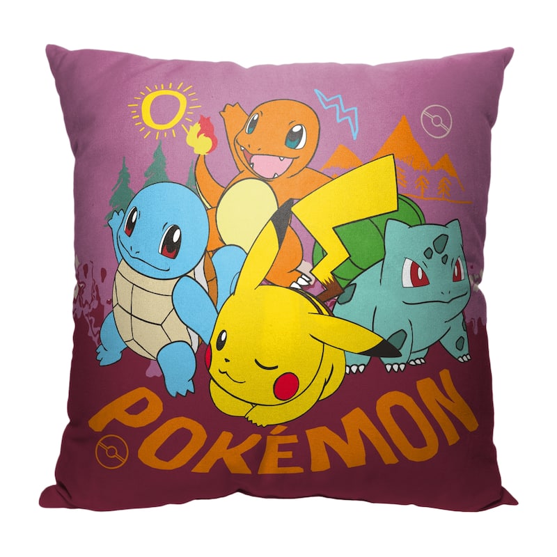 Pokemon Go Outside 18 Inch Throw Pillow