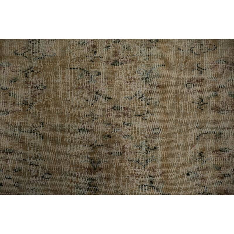 Hand Knotted Oriental 100% Wool Carpet Transitional Floral Beige & Ivories Anatolian Area Rug - 8' 9'' X 5' 8''