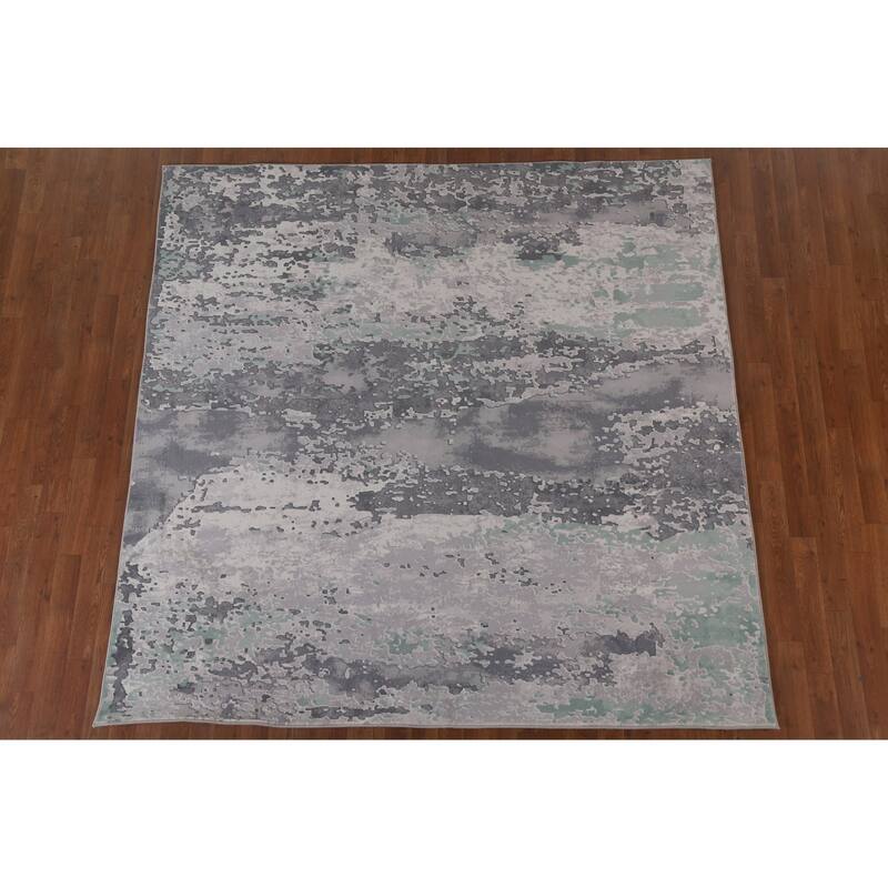 Abstract Contemporary Rug Washable Machine-Made Printed Oriental Chinese Carpet