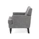 preview thumbnail 10 of 10, Malone Charcoal Grey Club Chair by Christopher Knight Home