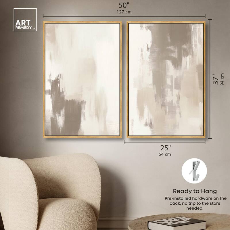 Winter Mist I Canvas Set of 2 by Art Remedy