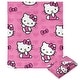preview thumbnail 16 of 31, Sanrio Hello Kitty Silk Touch Throw Blanket 50" x 70" - I Love Pink