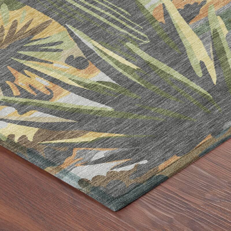 Machine Washable Indoor/ Outdoor Southwestern Mesa Chantille Rug