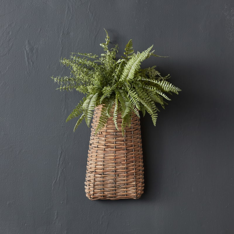 Willow Wall Basket (Set of 6) - 8 x 4.062 x 17