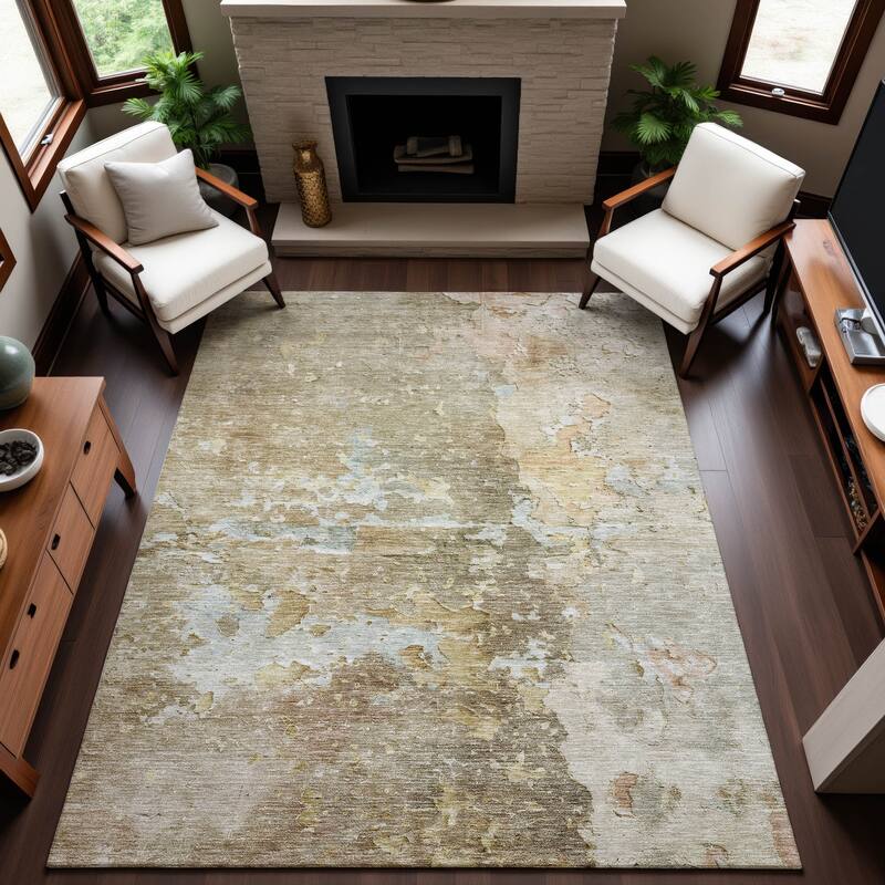 Premium Washable Super Soft Abstract Watercolor Mayfield Rug