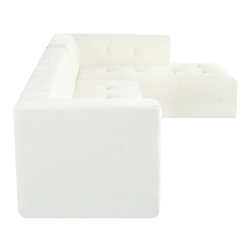 Modular Sectional Couches Floor Recliner Couch, Living Room Upholstered Sleeper Sofa Bed L-Shaped Sofa Set, Set of 2