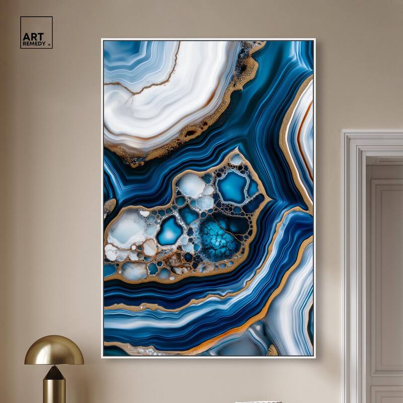 Azure Alveoli II Canvas by Art Remedy