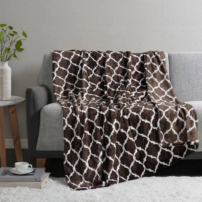 Madison Park Ogee Oversized Throw