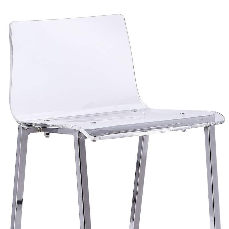 Sasha Modern Clear Transparent Stool