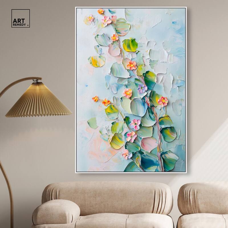 Textured Tendrils I Canvas by Art Remedy