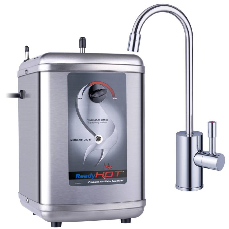 Ready Hot 200 Instant Hot Water Tank, 1-Handle Polished Chrome Faucet - Polished Chrome