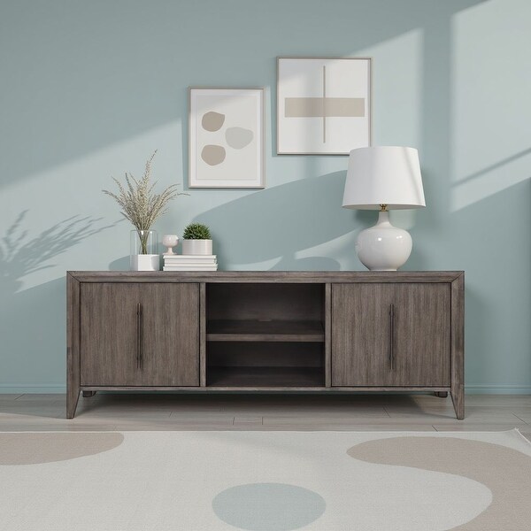 Bridgevine Home Avana 72 inch TV Stand Console, No Assembly