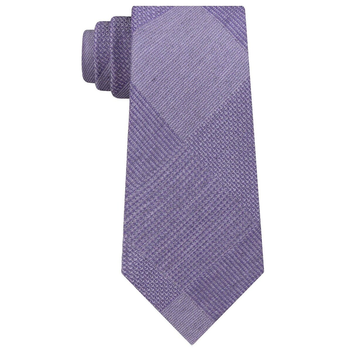 Kenneth Cole Mens Plaid Self-Tied Necktie Kenneth Cole Mens Plaid Self-Tied Necktie