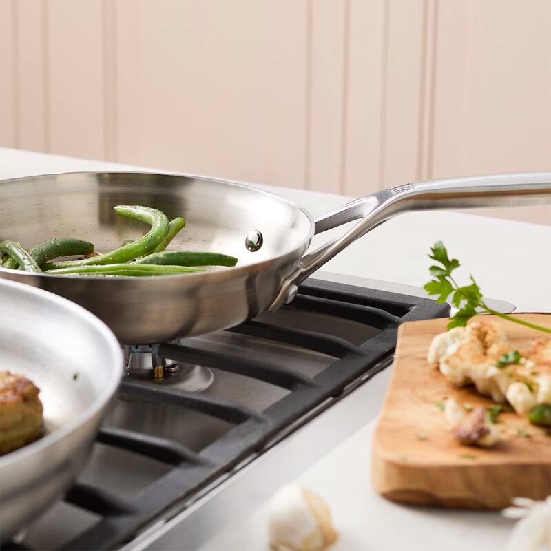ZWILLING Motion Stainless Steel 2-pc Stainless Steel Fry Pan Set