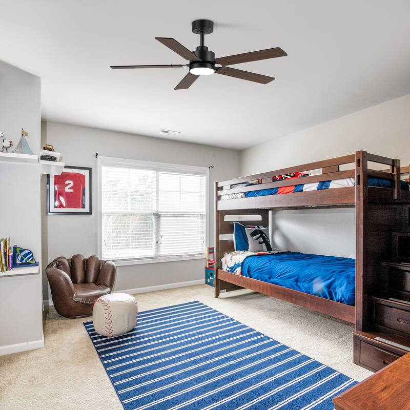 42/48/52/56/62-IN LED Ceiling Fan with Light Kit and Remote(5/7-Blade)