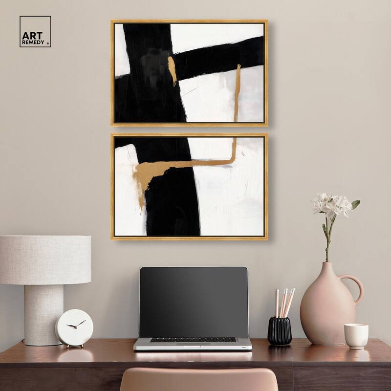 Urban Grid III Canvas Set of 2 by Art Remedy