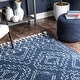 preview thumbnail 28 of 61, Nuloom Vasiliki Moroccan Shag Tasseled Area Rug