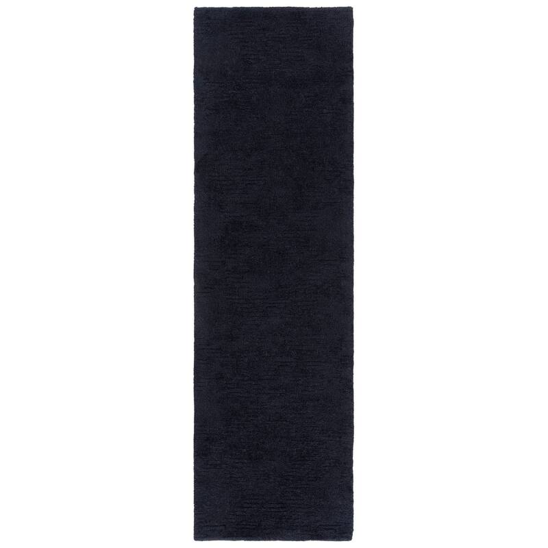 SAFAVIEH Handmade Rodeo Iroshka Drive Wool Rug - 2'3" x 8' Runner - Black