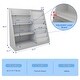preview thumbnail 3 of 5, Gray Kids Bookshelf for Nursery Toddler Baby Sling Book Rack Adjustable Shelf Children Bookcase Book Storage Organizer 4 Tier