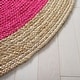 preview thumbnail 79 of 125, SAFAVIEH Handmade Natural Fiber Charlyne Bordered Round Jute Rug