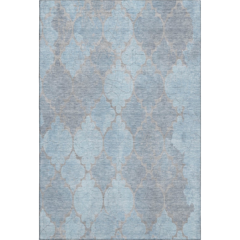 Premium Washable Super Soft Modern Trellis Mayfield Rug