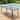 Pellebant Outdoor Aluminum Dining Table with Umbrella Hole for 8-12 Person