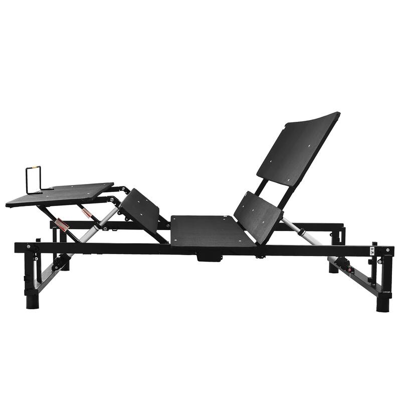 King/Queen Adjustable Bed Base, Metal Frame with Quiet Motor, Zero Gravity, Head and Foot Positions, Universal Mattress