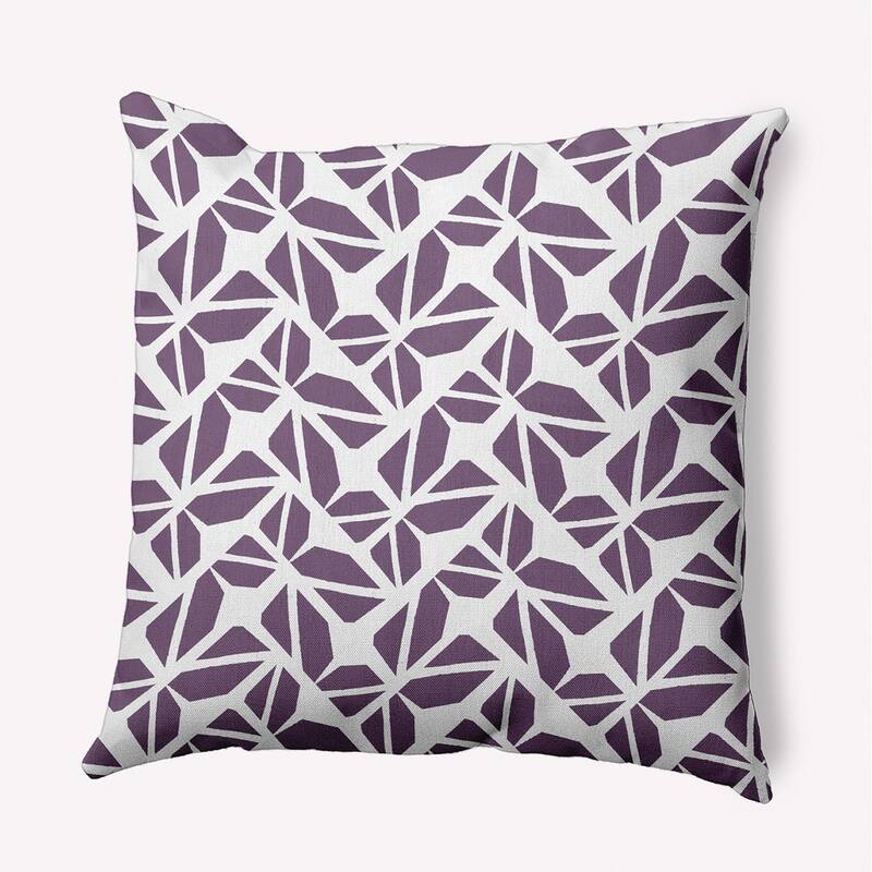 Kaleidoscope Graffiti Accent Pillow - Larkspur - 20" x 20"